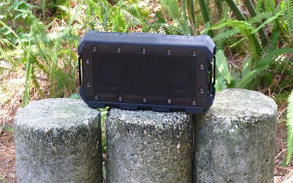 Braven BRV-Blade Wireless Portable Bluetooth Speaker [22 Hour  Playtime][Waterproof] 4000 mAh Power Bank Charger - Black