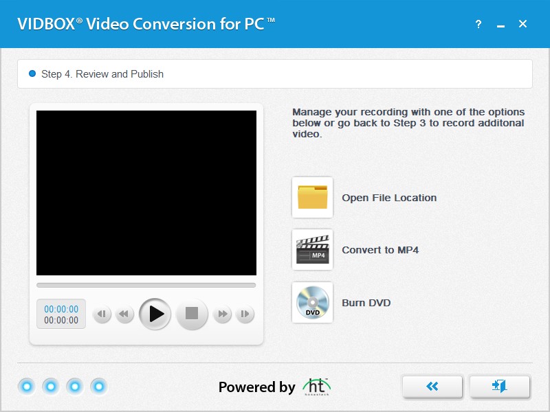 vidbox video conversion suite stopped previewing video