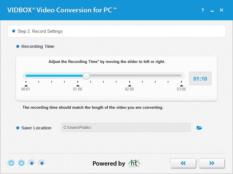 how to use vidbox video conversion for pc