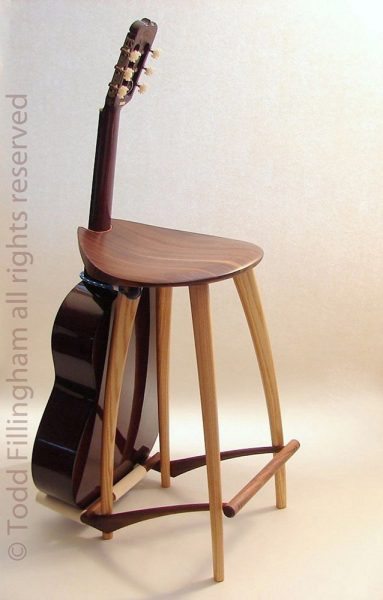 guitar stool stand combo