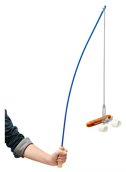 Roast a perfect marshmallow with this fishing pole - The Gadgeteer