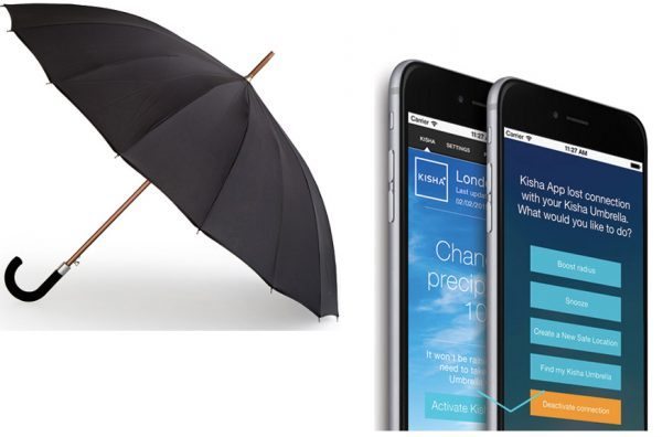 kisha bluetooth gps umbrella