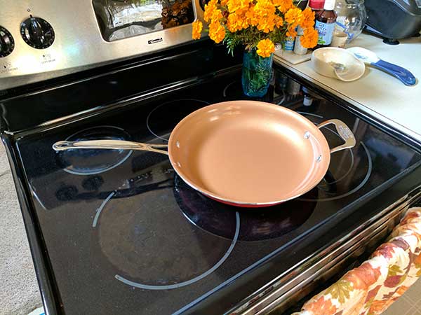 Red Copper Pan As Seen On TV 