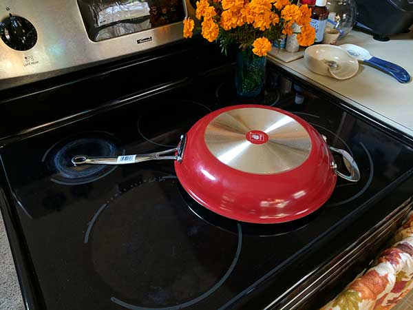 Red Copper Pan