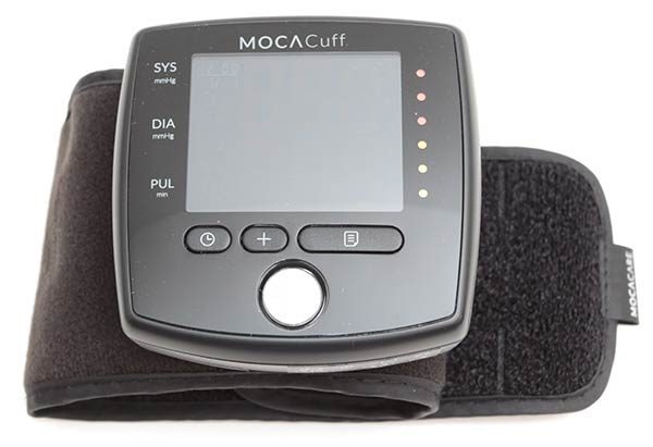 MOCACuff Automatic Blood Pressure Monitor Wrist Cuff w/Bluetooth App