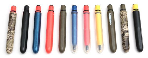 Ardorlove Mini Ballpoint Pen,Keychain Pen,Pocket Size EDC Pen,Small Bolt Action Pen with Extra 5 Pieces Pen Refills, Adult Unisex, Size: One size