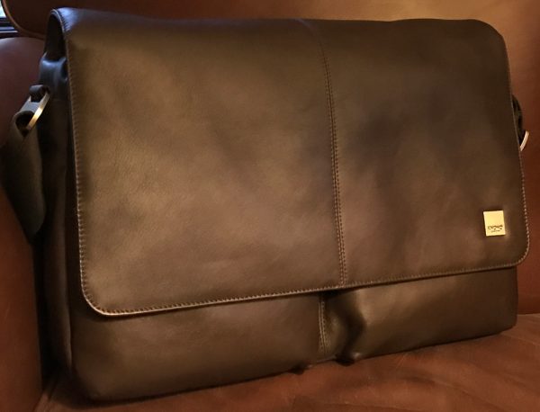 large leather messenger bag