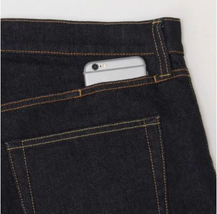 Cell Phone Pocket Denim Jean