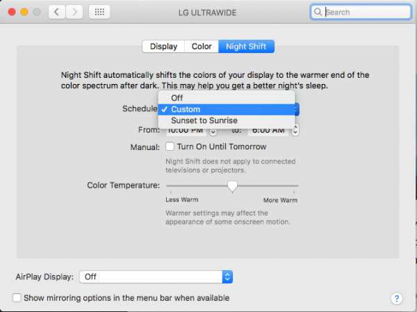 download night shift for mac