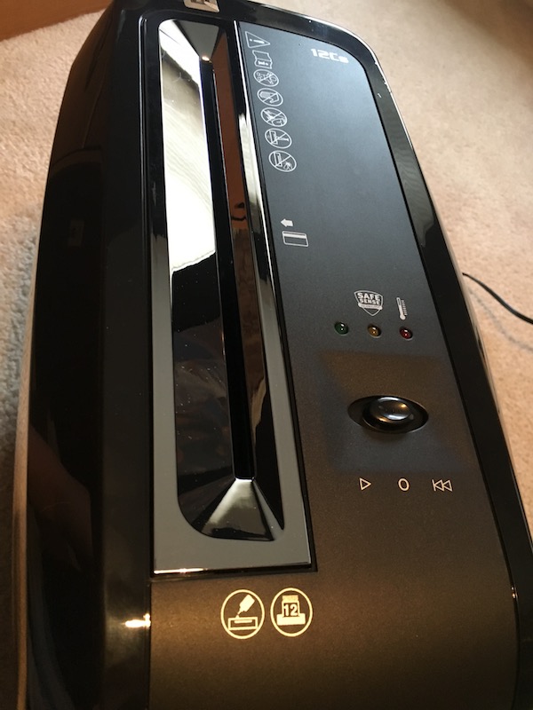 Fellowes Powershred 12Cs Cross-Cut Shredder review - The Gadgeteer