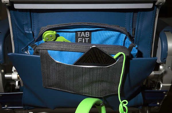 For in-flight convenience, Walter + Ray TAB bags fit in the seatback in  front of you - The Gadgeteer