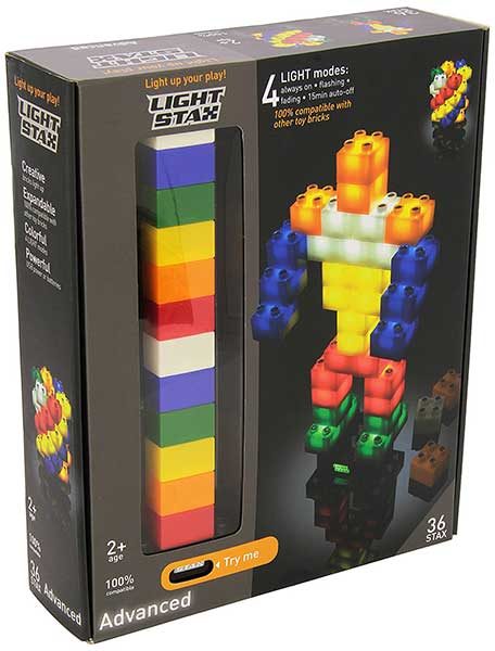 Faktura dør spejl Læge Light Stax are LEGO compatible bricks that light up - The Gadgeteer