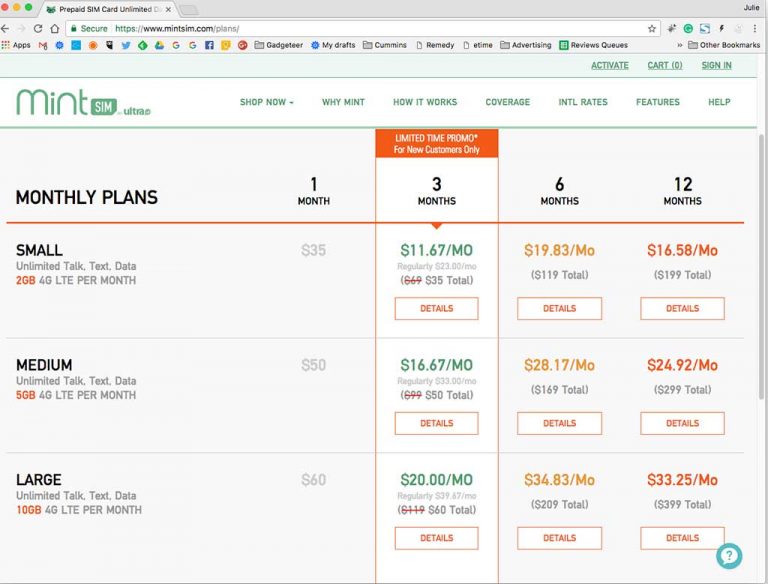 Mint SIM review The Gadgeteer