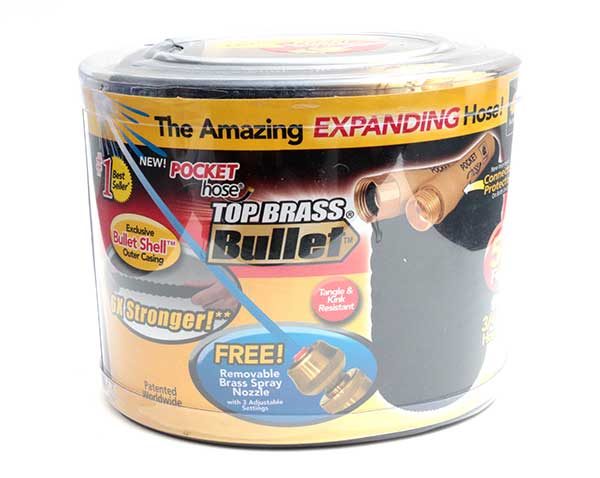 As Seen On TV 50' Pocket Hose Bullet Expanding Garden Hose