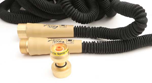 Pocket Hose Top Brass Bullet expanding garden hose review - The