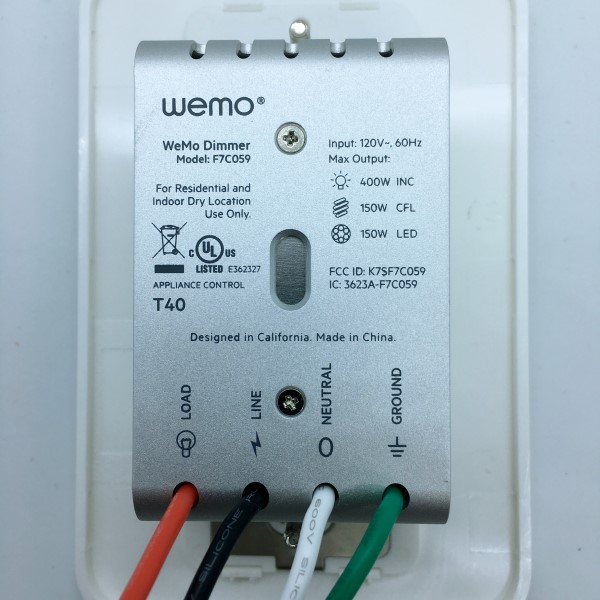 WeMo Smart Dimmer review 5 Custom