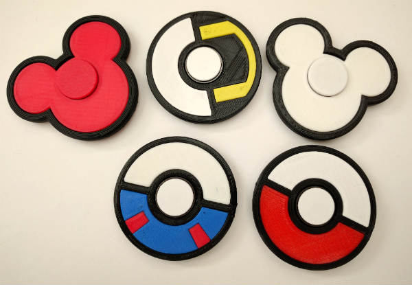pokeball fidget spinner