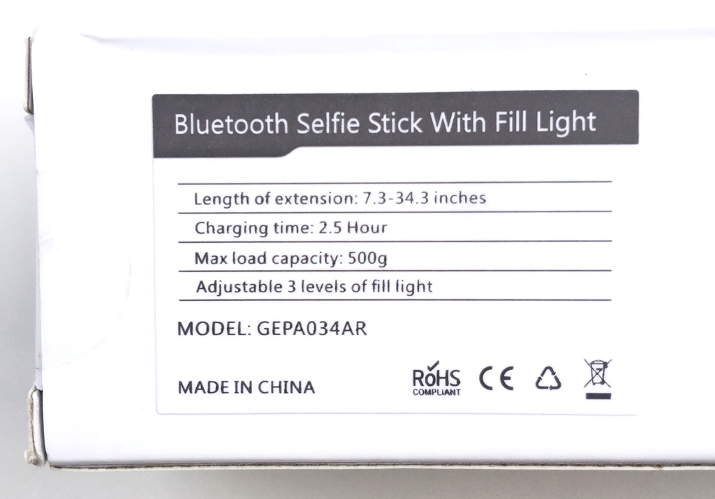 STAR WARS LIGHTSABER Adjustable Length Selfie Stick New In Box
