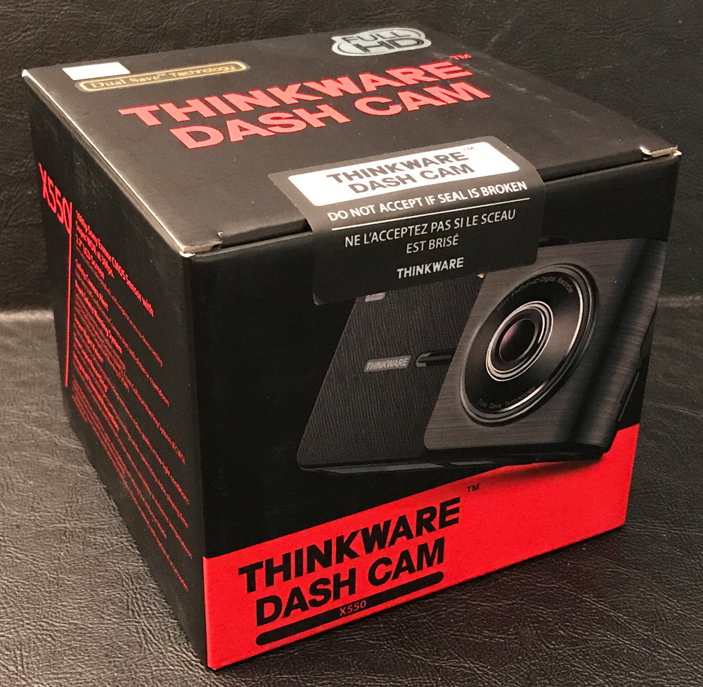 Thinkware Premium 2 Channel Windshield Mount Dash Camera