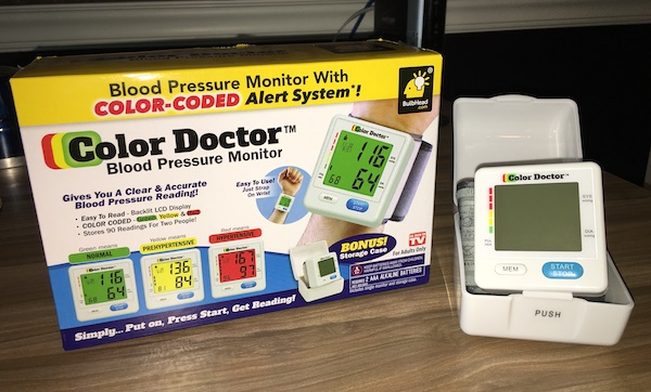 Blood Monitor Color Color Doctor Blood Pressure Monitor Review - The Gadgeteer