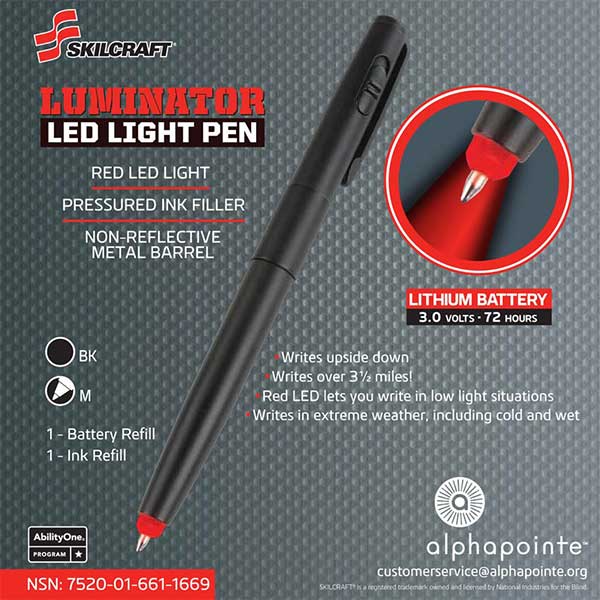 Nite Glow in the Dark Grip Pen