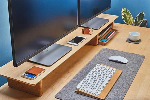 grovemade maple desk shelf