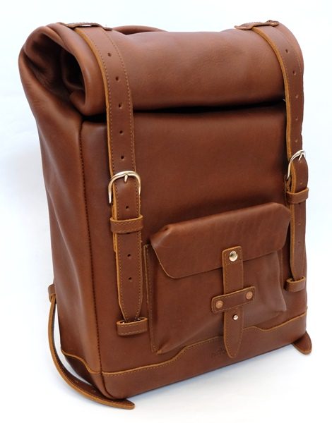 padandquill rolltop leather backpack 01
