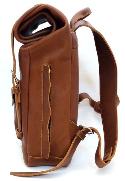 padandquill rolltop leather backpack 04