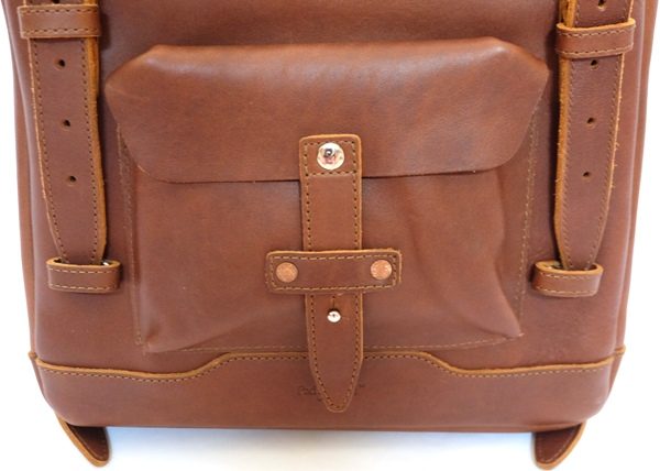 padandquill rolltop leather backpack 12
