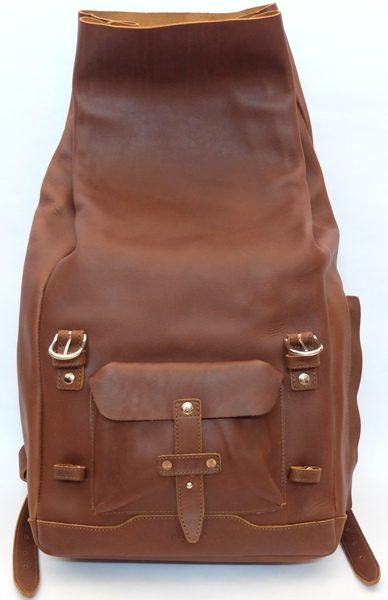 padandquill rolltop leather backpack 16