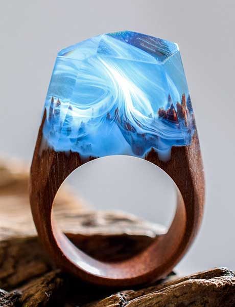 Cool hot sale wooden rings