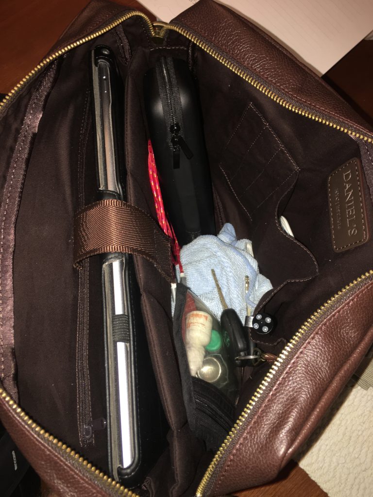 Daniels NYC Leather Briefcase review The Gadgeteer