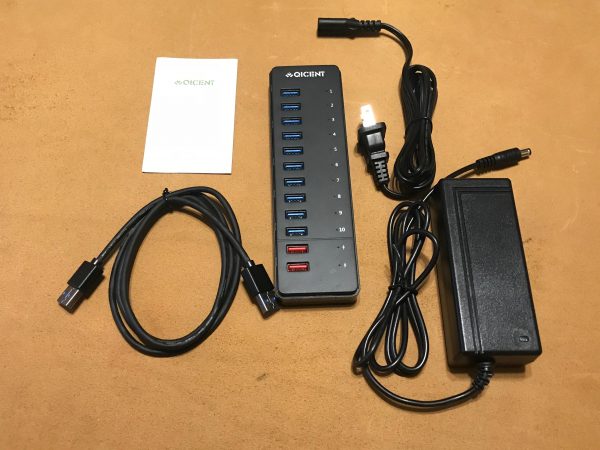 QICENT 10 Port USB Hub 1