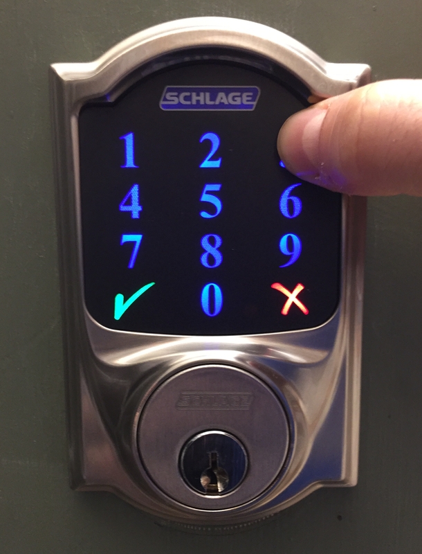Schlage Connect Touchscreen Deadbolt door lock review The Gadgeteer