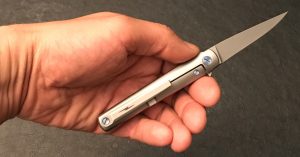 Shinola Zieba MS3 Manhattan folder inhand