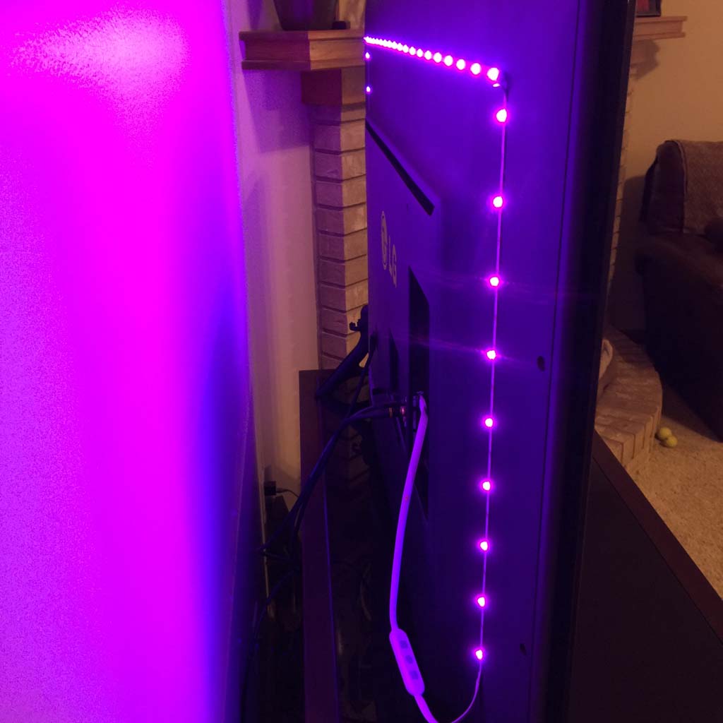 Power Practical Luminoodle Color Bias Lighting review The Gadgeteer