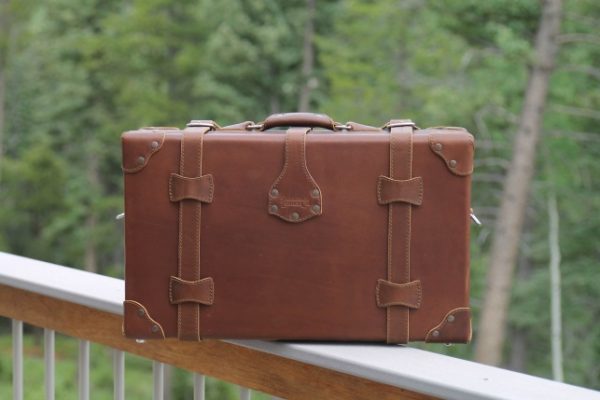 hard sided leather briefcase