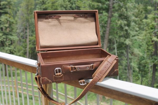 Hardsided Leather Luggage