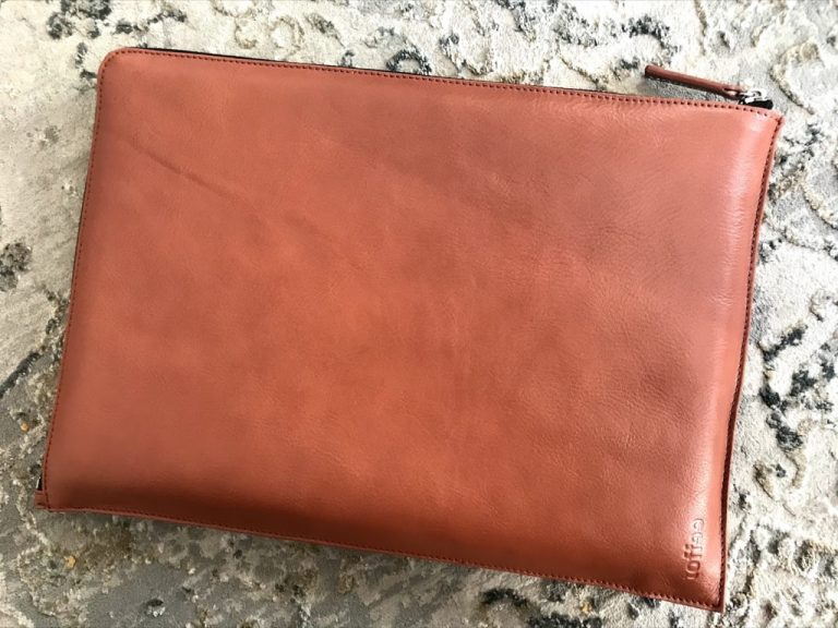 Toffee slim leather MacBook or iPad sleeve review The Gadgeteer