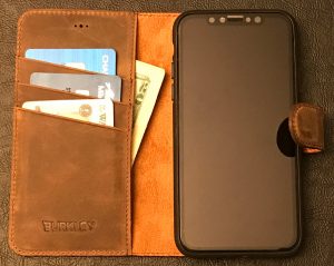 burkley iphoneXwalletcase open