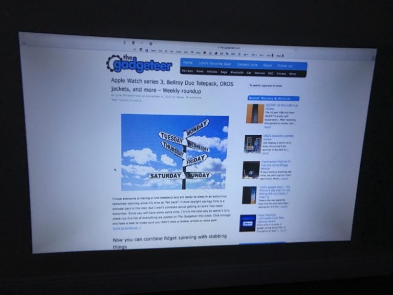 DBPOWER T21 LED projector review The Gadgeteer