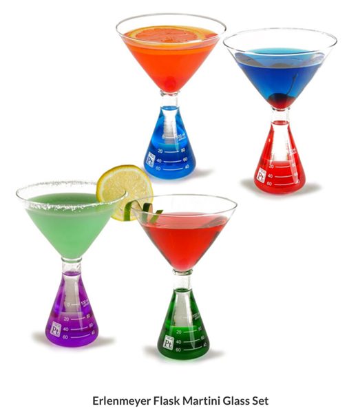 erlenmeyer martini set