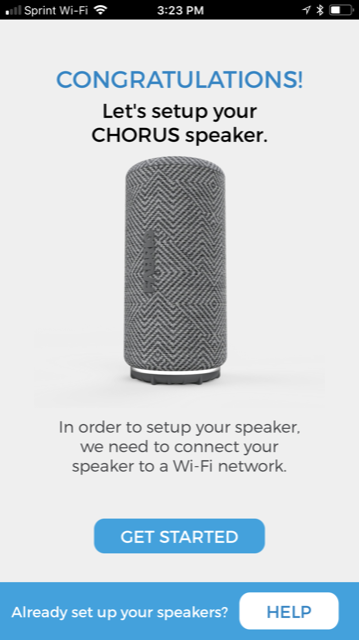 Haut-parleur intelligent portable Bluetooth et WiFi avec Alexa de base à  commande vocale par FABRIQ Chorus : connectivité sans fil 