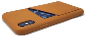 mujjo leatheriphoneX orangebackedge 1