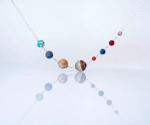 solar system necklace