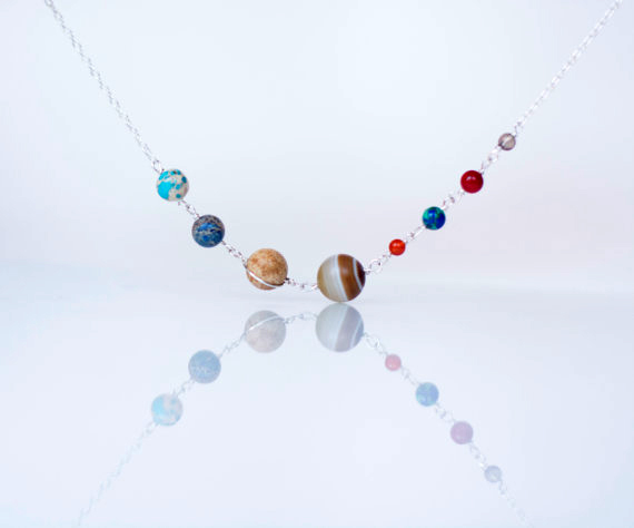 Solar System Statement Bib Necklace – Yugen Handmade