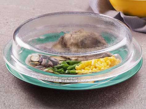 Ditch plastic wrap and use this glass spatter guard in your microwave - The  Gadgeteer