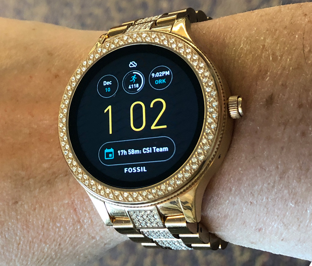 fossil gen 3 smartwatch gold