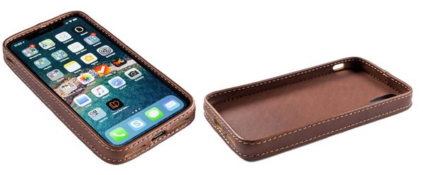 traveler leather bumper case iphone x