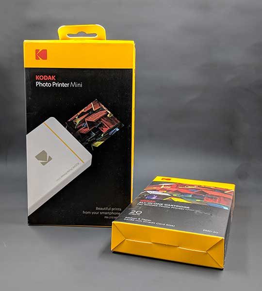 Papier kodak hotsell mini printer